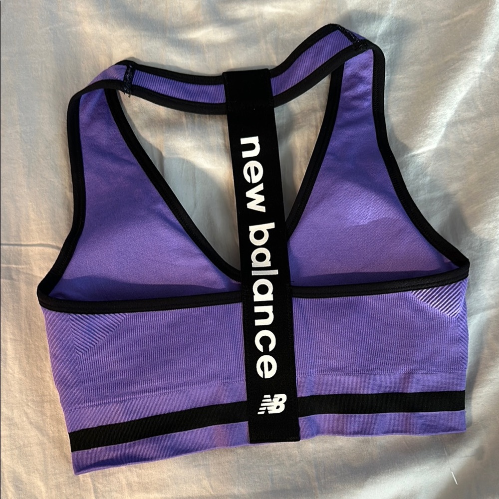 New balance purple sports bra nwt - Picture 2 of 2